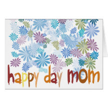 Happy Day Mom Tarjeton