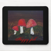 Happy fall mousemat muismat