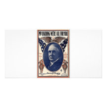 Harding 1920 tarjeta fotografica personalizada