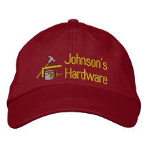 Hardware bordado gorras bordadas