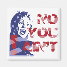 Harpy de Hillary -- ¡NINGÚN USTED NO ES, 'Bama! Imán