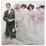 Harrison Fisher: El boda servilletas