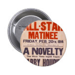 Harry Houdini, como teatro retro "de un mago" Pin