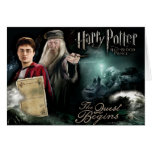 Harry Potter y Dumbledore Tarjeton