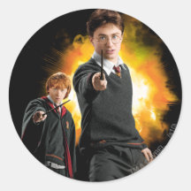 Harry Potter y Ron Weasely Etiqueta