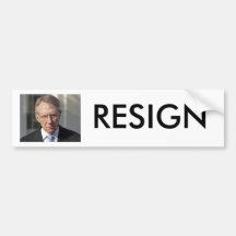 HARRY REID DIMITE PEGATINA DE PARACHOQUE