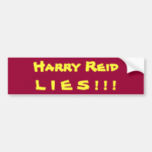 Harry Reid Etiqueta De Parachoque