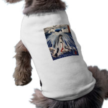 Hatsuhana debajo de la cascada de Tonosawa, Kuniyo Camiseta De Mascota