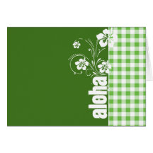 Hawaiana; A cuadros verde; Guinga Felicitación