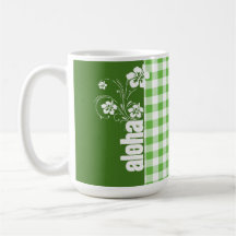 Hawaiana; A cuadros verde; Guinga Taza De Café