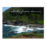 hawaiana de la postal de Kauai