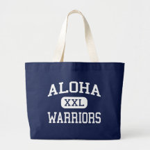 Hawaiana - guerreros - High School secundaria - ha Bolsas Lienzo