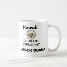 HAWAII celebra los recuerdos de presidente OBAMA Taza