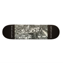 Hawaii entintó la cubierta patineta personalizada