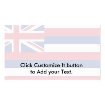 Hawaii, Estados Unidos Tarjeta De Visita