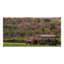 Hayride en octubre tarjeta con foto personalizada