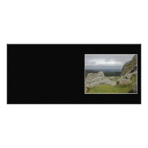 Haytor. Rocas en Devon Inglaterra Lona Publicitaria
