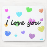 heart - I love you  (2) マウスパッド