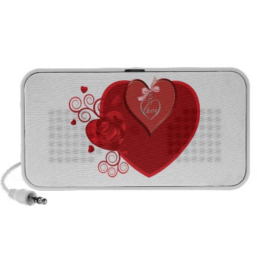 Heartstrings del amor laptop altavoces