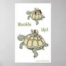 ¡Hebilla de la tortuga y del caracol para arriba! 