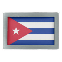 Hebilla del cinturón con la bandera de Cuba Hebilla Cinturón