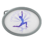 Hebilla del cinturón de la actitud de la yoga (act hebillas de cinturon ovales