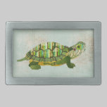 Hebilla del cinturón de la tortuga del jade hebillas de cinturón