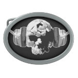 Hebilla del cinturón de los auriculares del cráneo hebillas cinturon