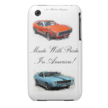 ¡HECHO CON ORGULLO EN AMÉRICA! iPhone 3 Case-Mate COBERTURA