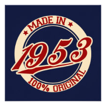 Hecho en 1953 anuncio
