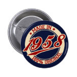 Hecho en 1958 pin