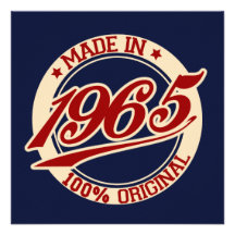 Hecho en 1965 anuncio