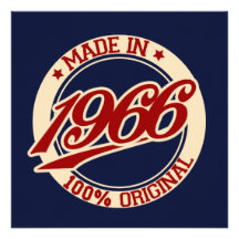 Hecho en 1966 anuncio personalizado