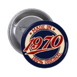 Hecho en 1970 pin