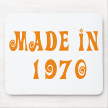 hecho en 1970 tapetes de ratón