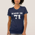 Hecho en 1971 camiseta