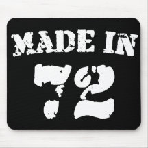Hecho en 1972 tapete de ratones