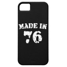 Hecho en 1976 iPhone 5 Case-Mate cobertura
