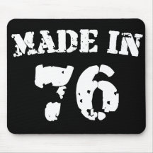 Hecho en 1976 tapete de ratones