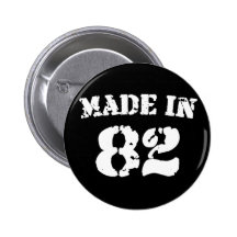 Hecho en 1982 pin