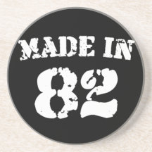Hecho en 1982 posavasos personalizados