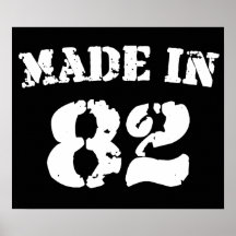 Hecho en 1982 poster
