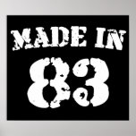 Hecho en 1983 poster