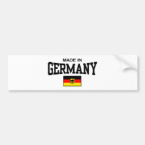 Hecho en Alemania pegatinas de parachoque