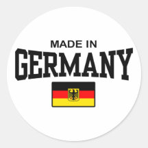 Hecho en Alemania Pegatinas