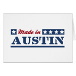 Hecho en Austin Felicitación