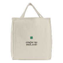 Hecho en bolso del trébol de Irlanda Bolsa