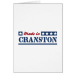 Hecho en Cranston Tarjeta