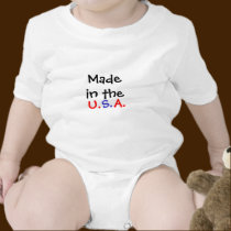 Hecho en el niño de los E.E.U.U. camisetas