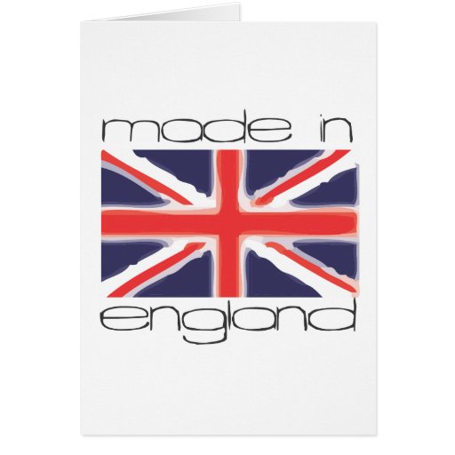 Hecho en Inglaterra Felicitaciones